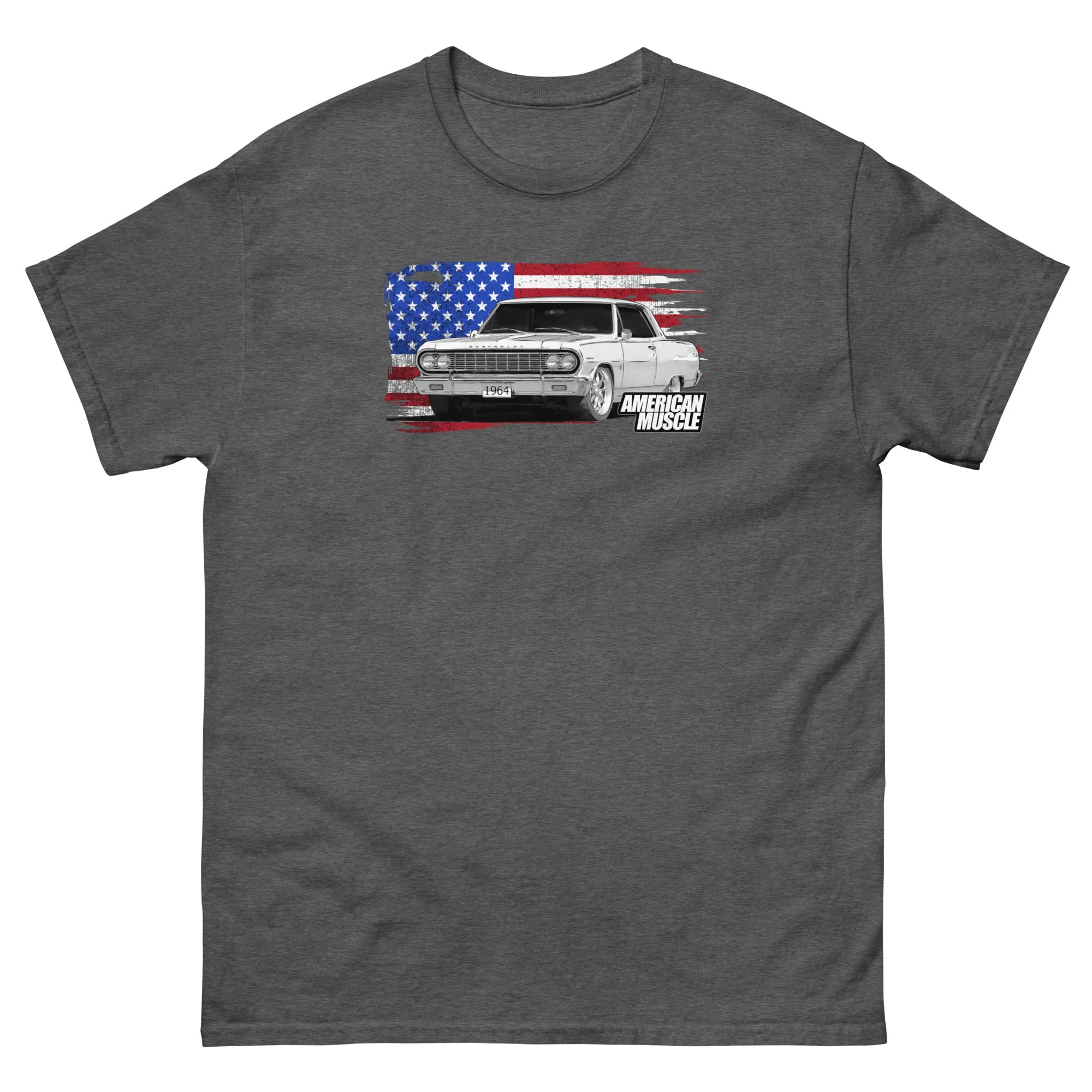 1964 Chevelle T-Shirt With American Flag Design