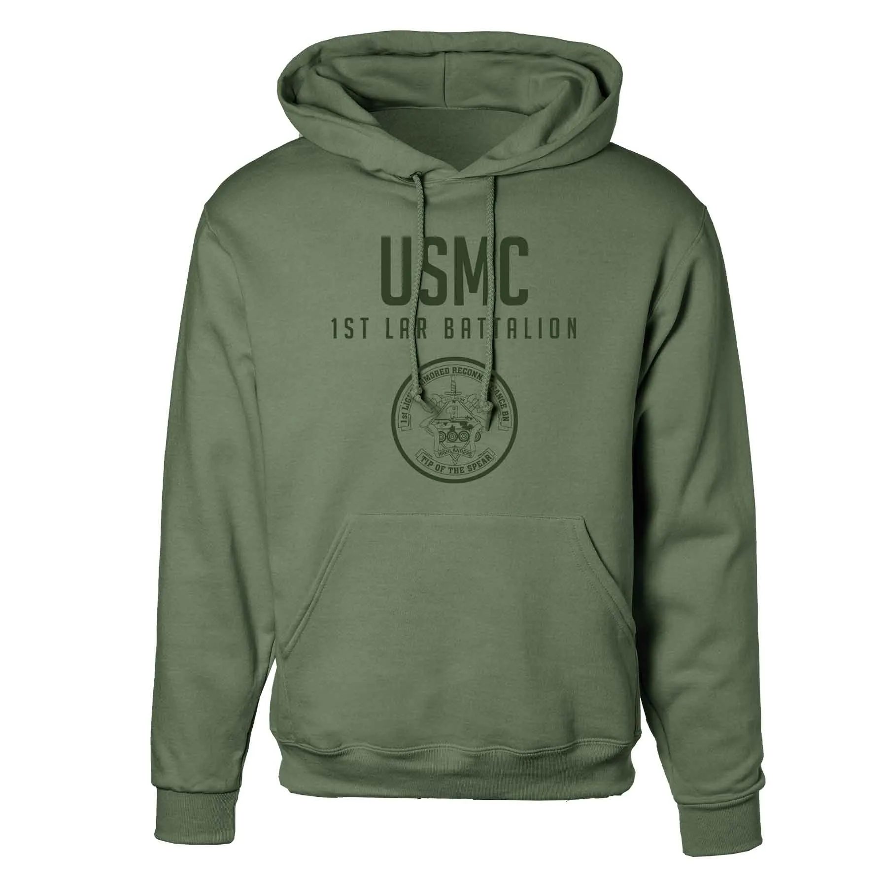 1st LAR Battalion Tonal Hoodie