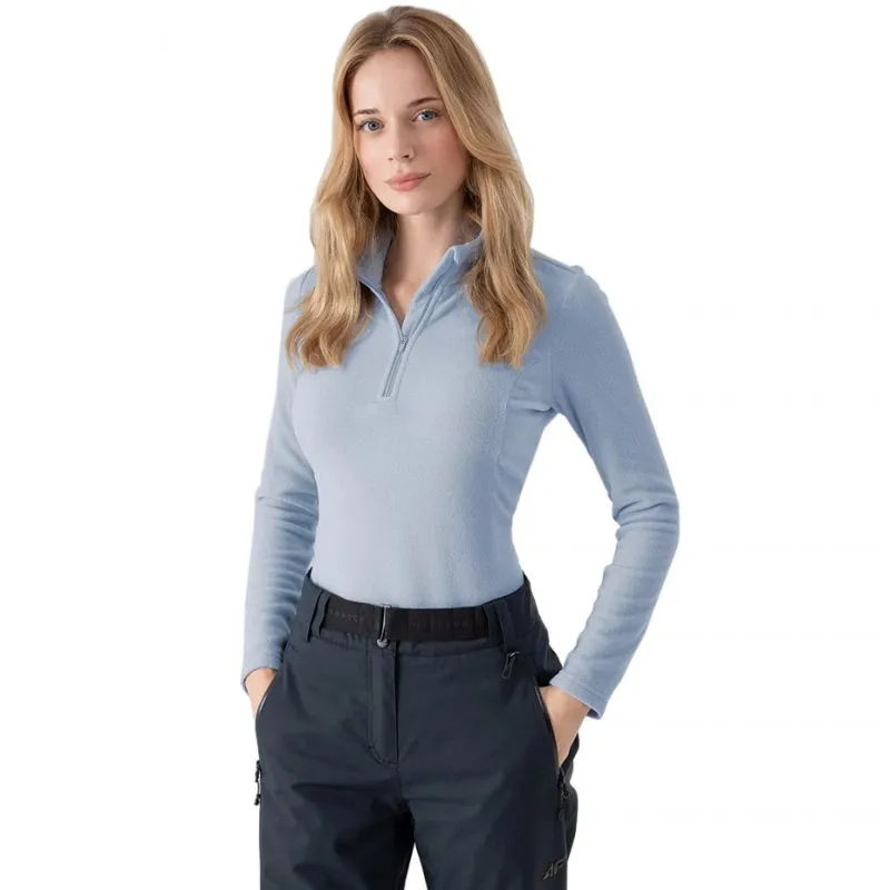 4F Womens Fleece Sweatshirt - Light Blue