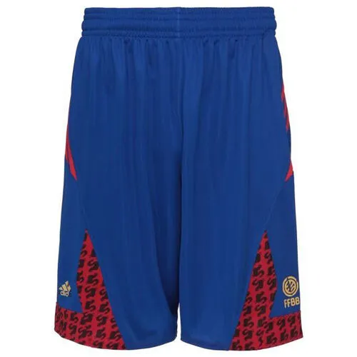 Adidas France International Replica Mens Blue Shorts