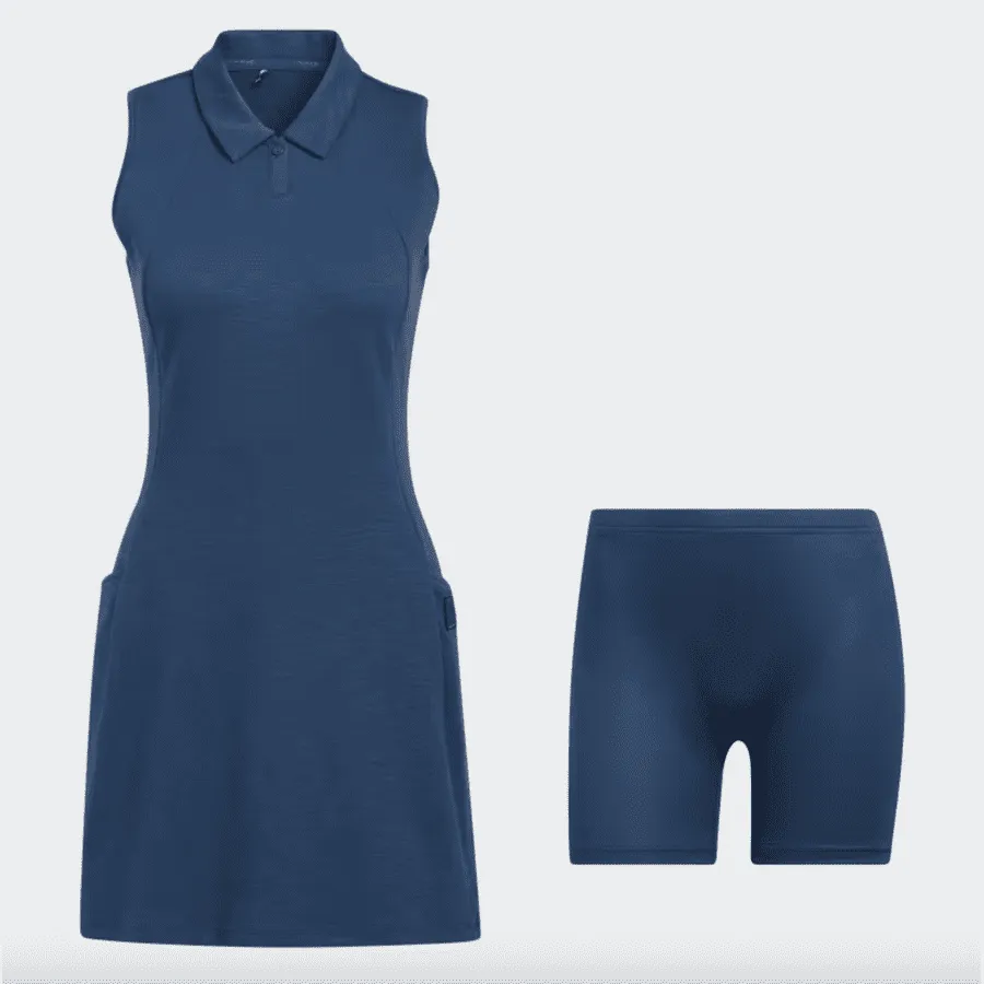 Adidas Go-To Sleeveless Golf Dress - Navy