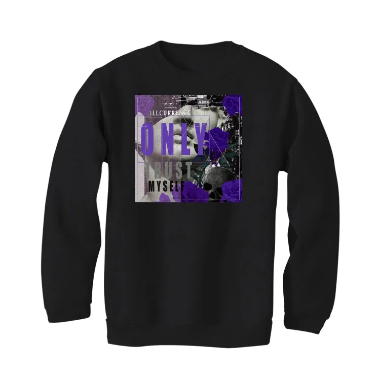 AIR JORDAN 3 "DARK IRIS" Black T-Shirt (ONLY TRUST MYSELF)