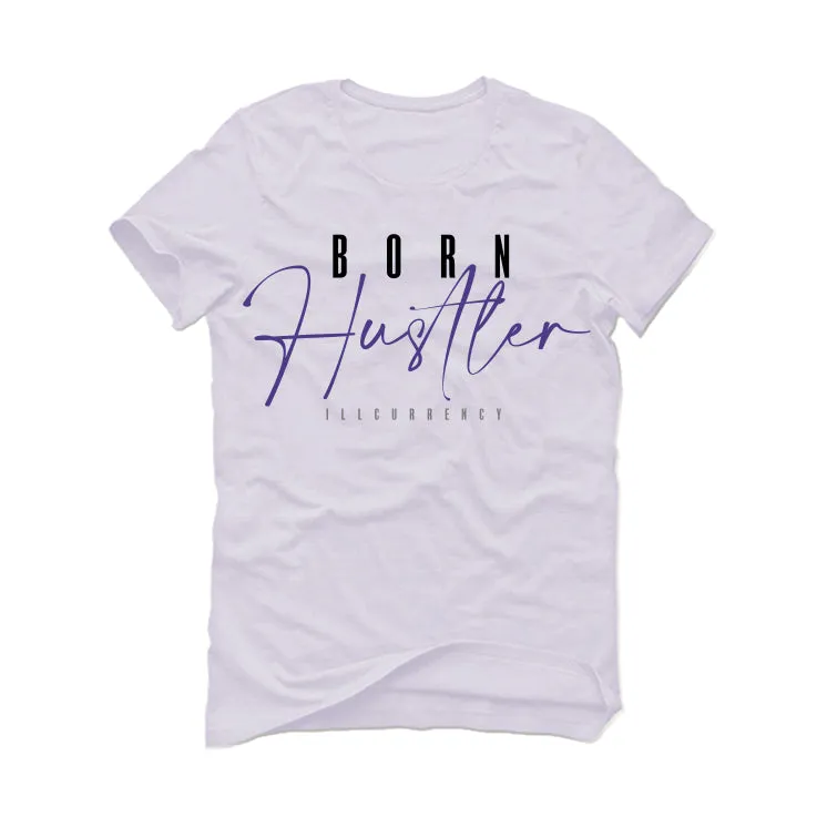 AIR JORDAN 3 "DARK IRIS" White T-Shirt (Born Hustler)