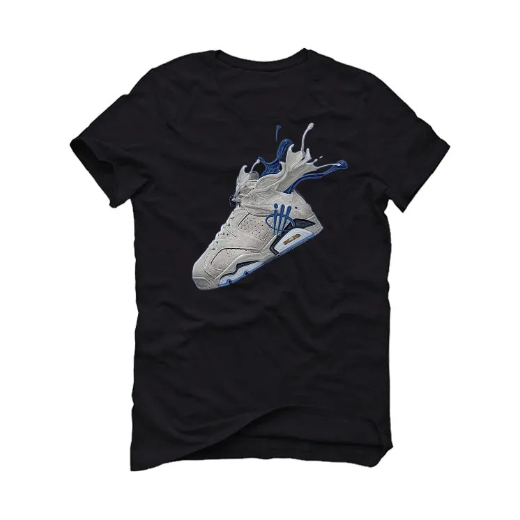 Air Jordan 6 "Georgetown" Black T-Shirt (SPLASH)