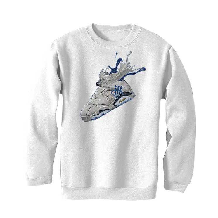 Air Jordan 6 "Georgetown" White T-Shirt (SPLASH)