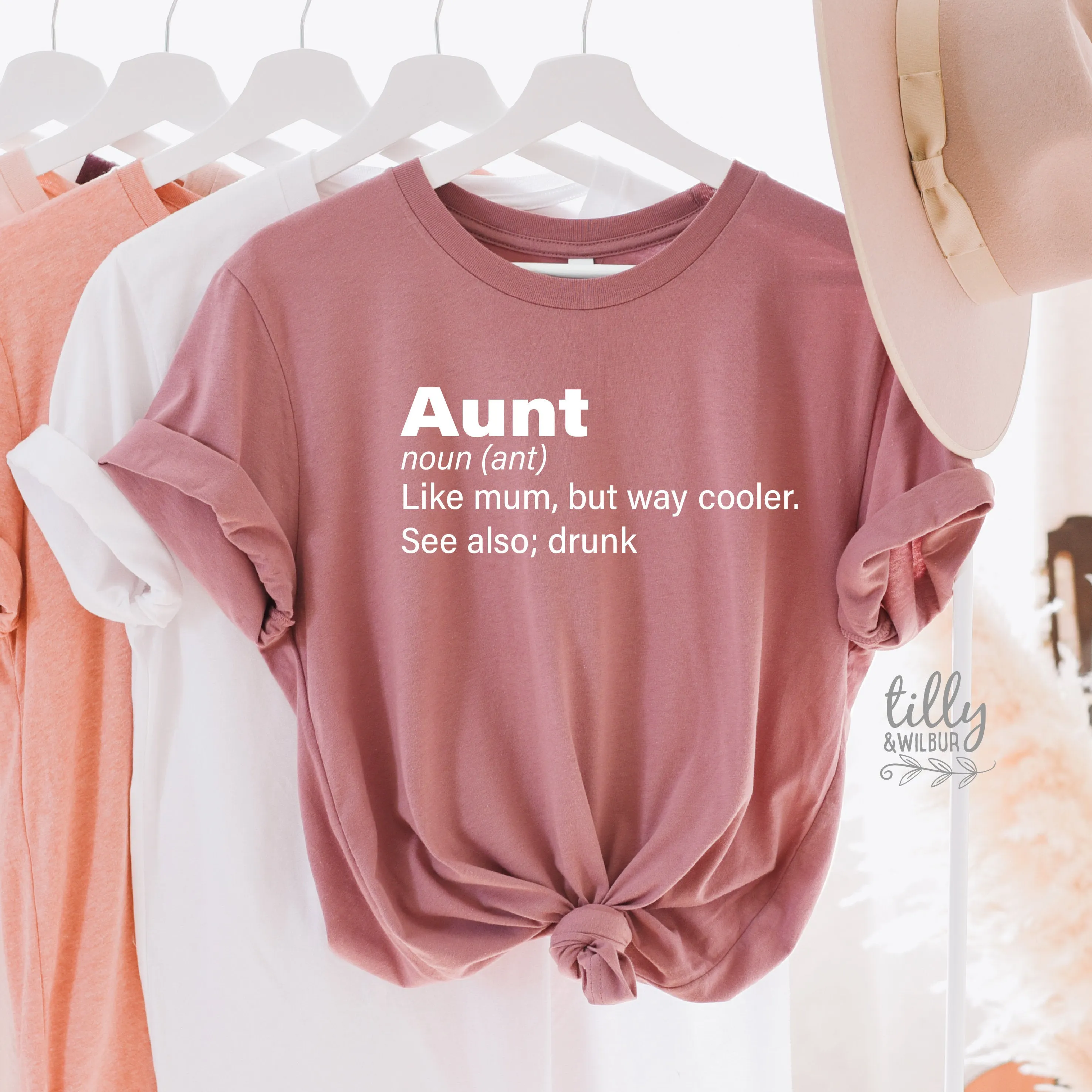 Aunt Like Mum Only Way Cooler See Also Drunk T-Shirt