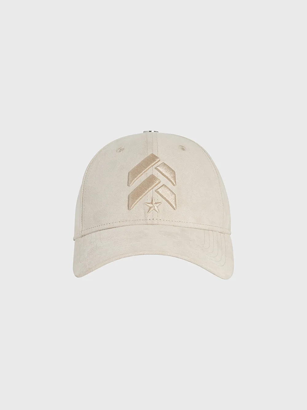 BARRY'S BEIGE SUEDE CHEVRON HAT