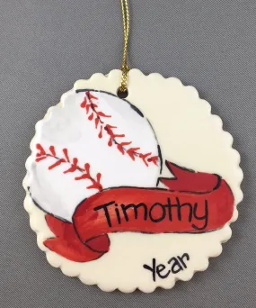 Baseball Sport Ornament