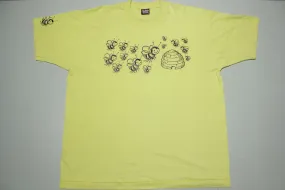 Beehive Honey Bees Vintage Single Stitch Made in USA 90's T-shirt