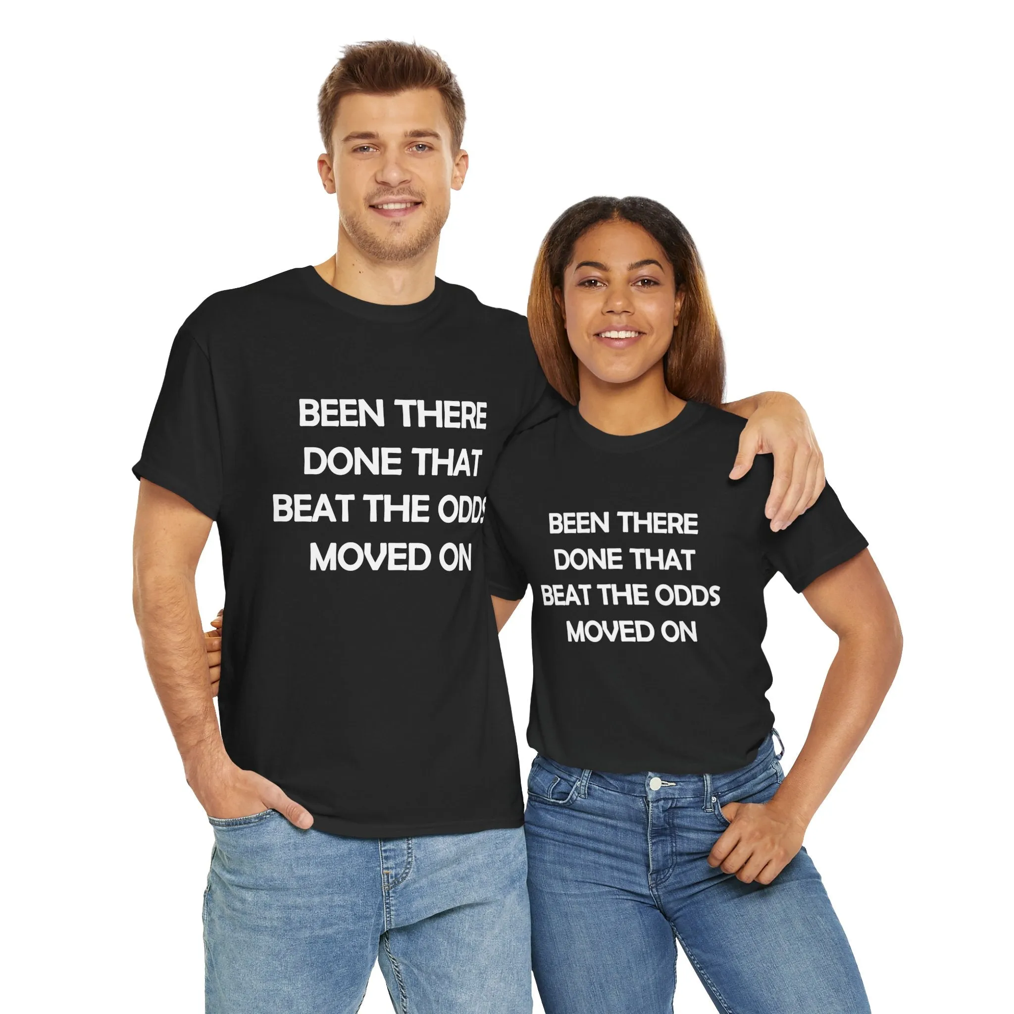 Been There Beat The Odds Unisex Heavy Cotton Tee