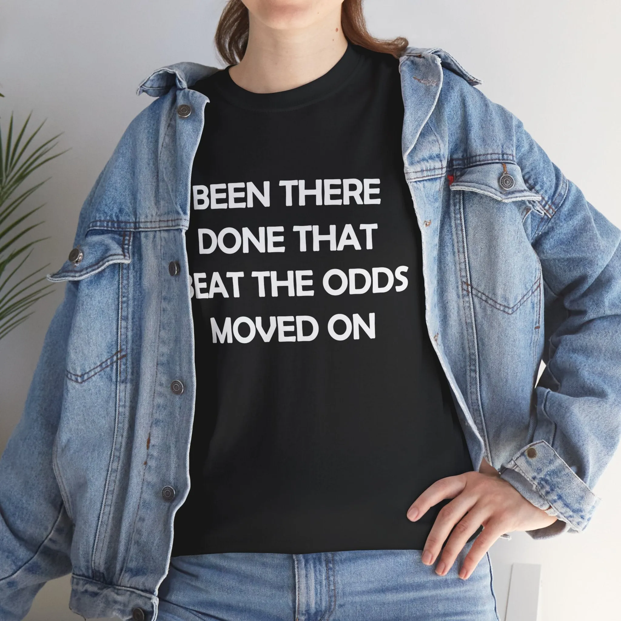 Been There Beat The Odds Unisex Heavy Cotton Tee