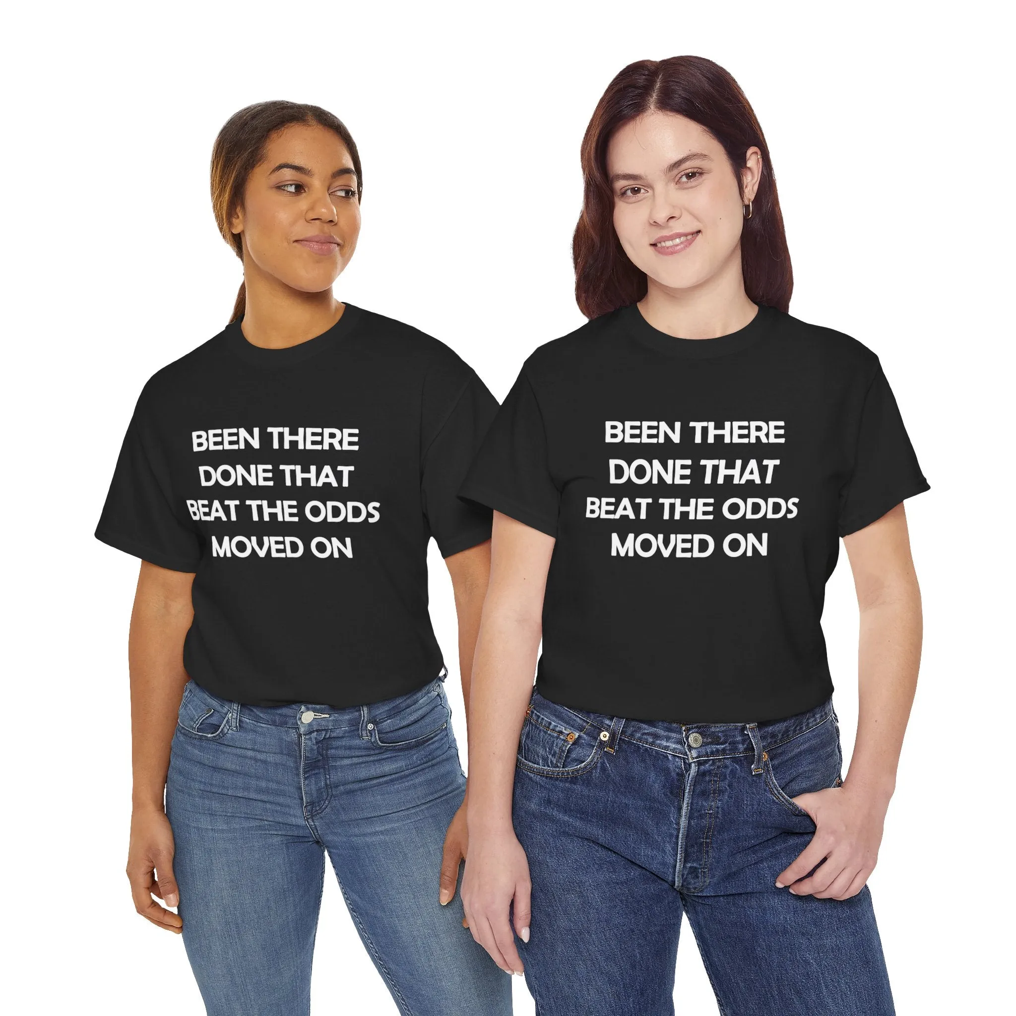 Been There Beat The Odds Unisex Heavy Cotton Tee