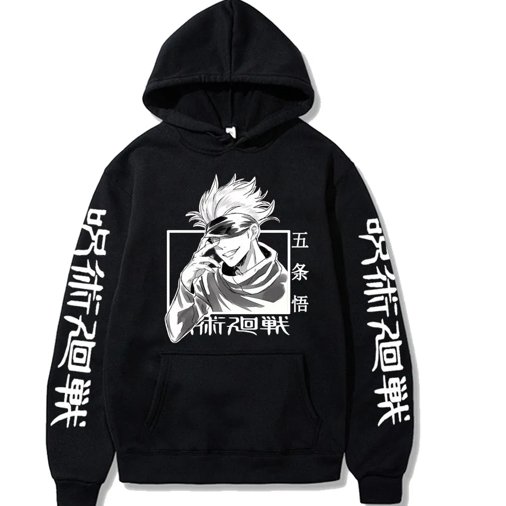 Best Jujutsu Kaisen Gojo Satoru Anime Hoodie High Quality