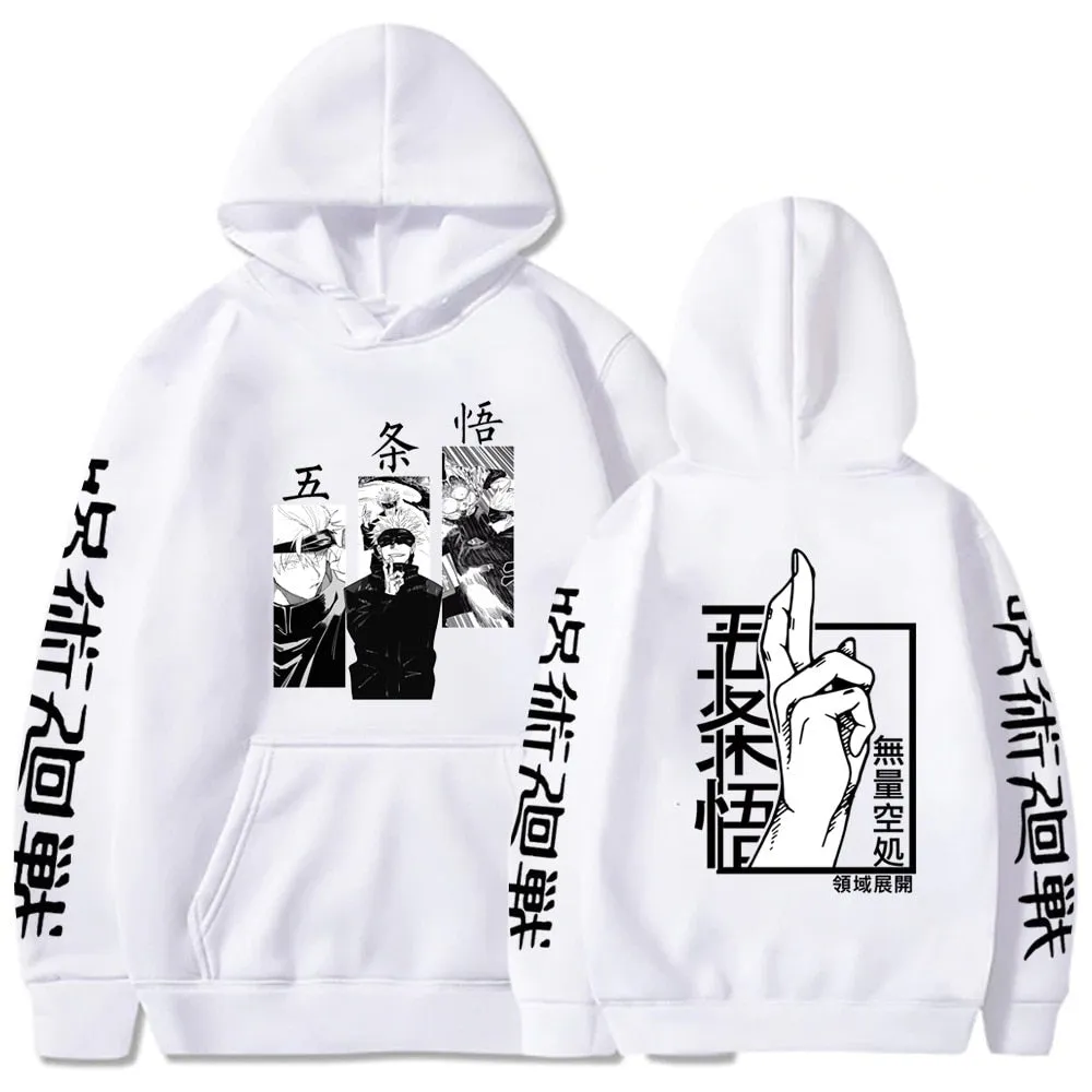 Best Jujutsu Kaisen Gojo Satoru Anime Hoodie High Quality