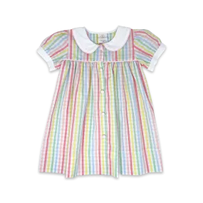 Breccan Dress - Rainbow Stripe