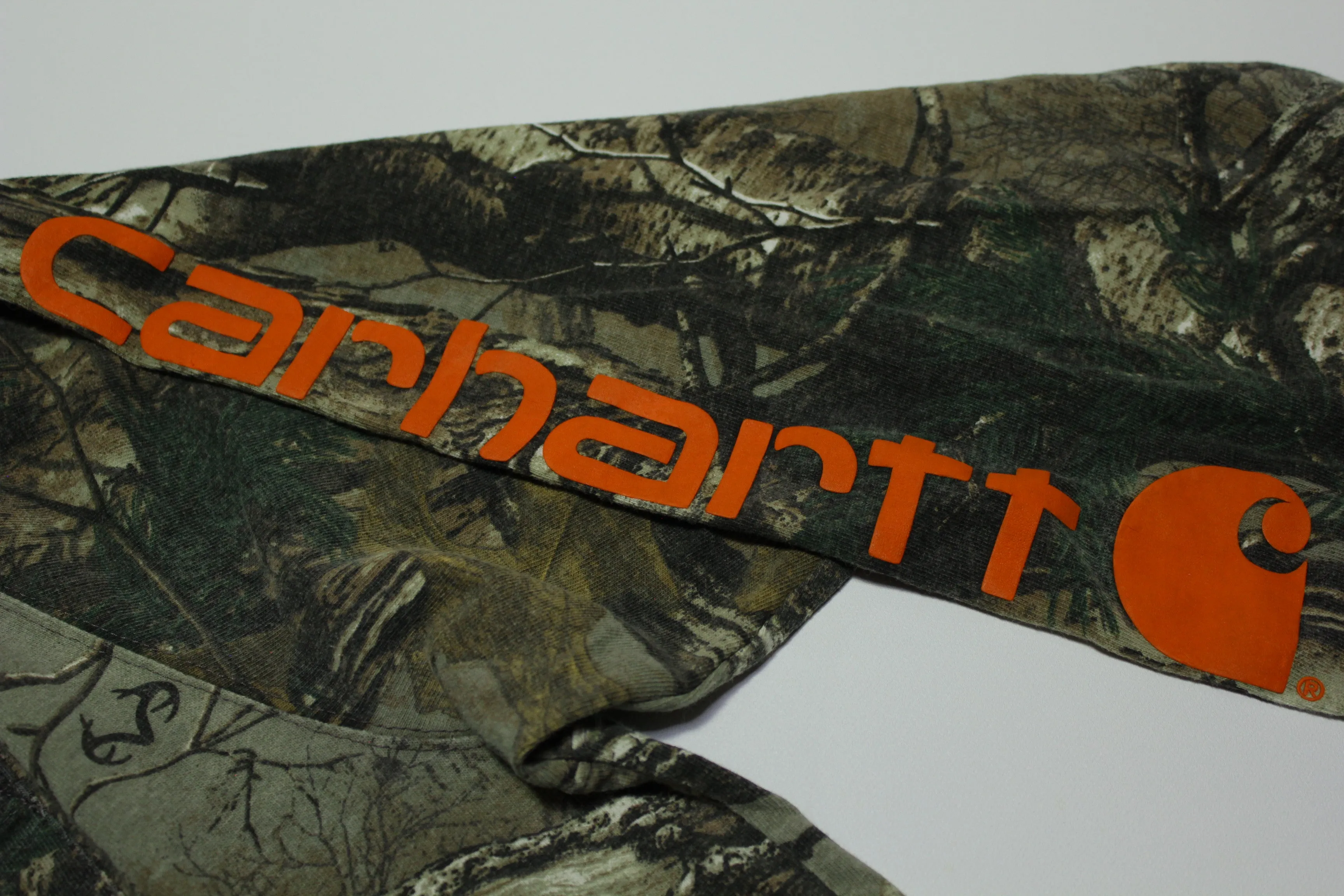 Carhartt Camo Mossy Oak Realtree 101776 977 Long Sleeve Hunting T-Shirt