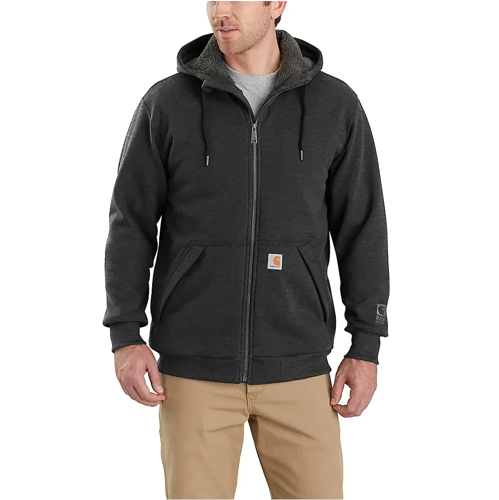 Carhartt Rain Defender Relaxed Fit Midweight Sherpa Lined Full-Zip Sweatshirt