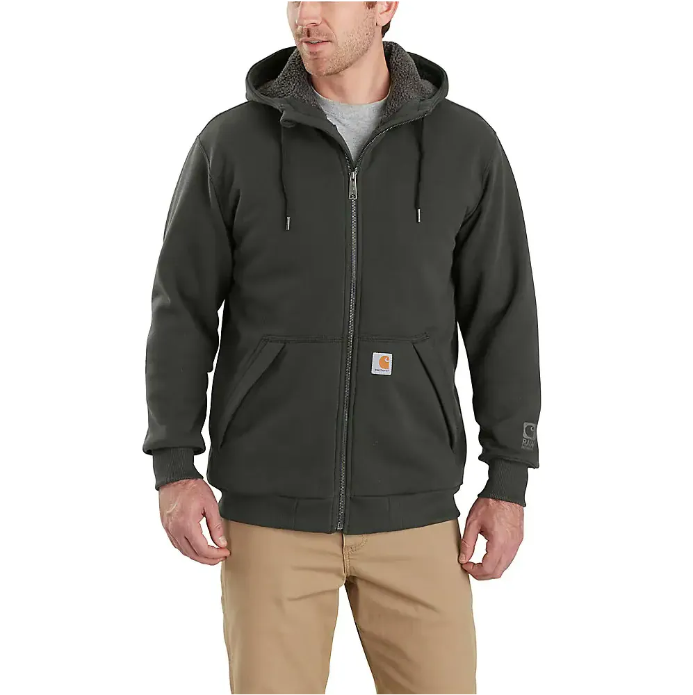 Carhartt Rain Defender Relaxed Fit Midweight Sherpa Lined Full-Zip Sweatshirt