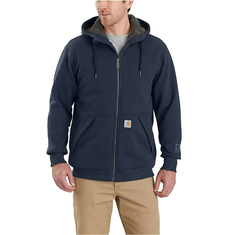 Carhartt Rain Defender Relaxed Fit Midweight Sherpa Lined Full-Zip Sweatshirt