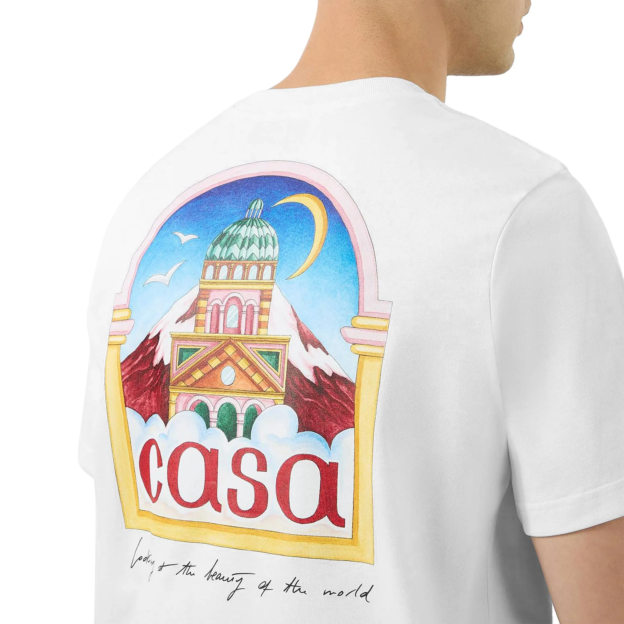 Casablanca Vue De L'Arche T Shirt White