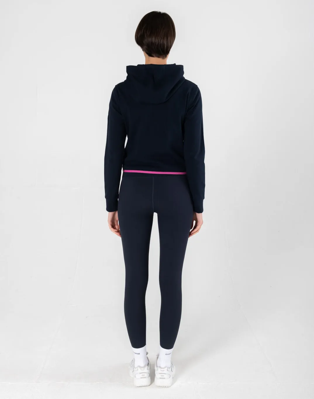 Cozy Obsidian Zip Crop Hoodie for Effortless Style