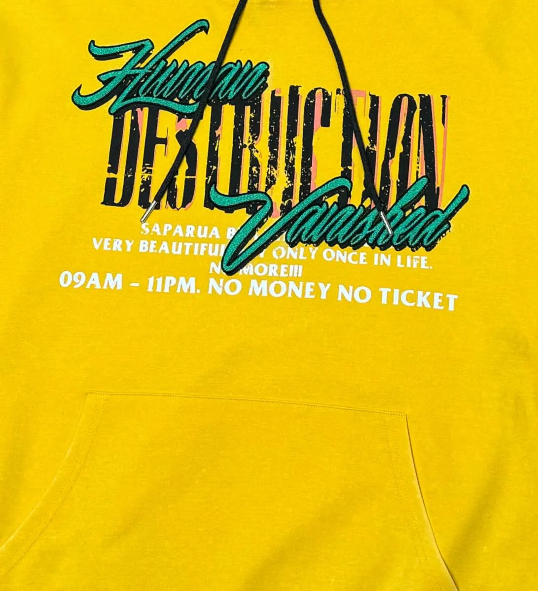 Civilized DESTRUCTION TOUR HOODIE (YELLOW)