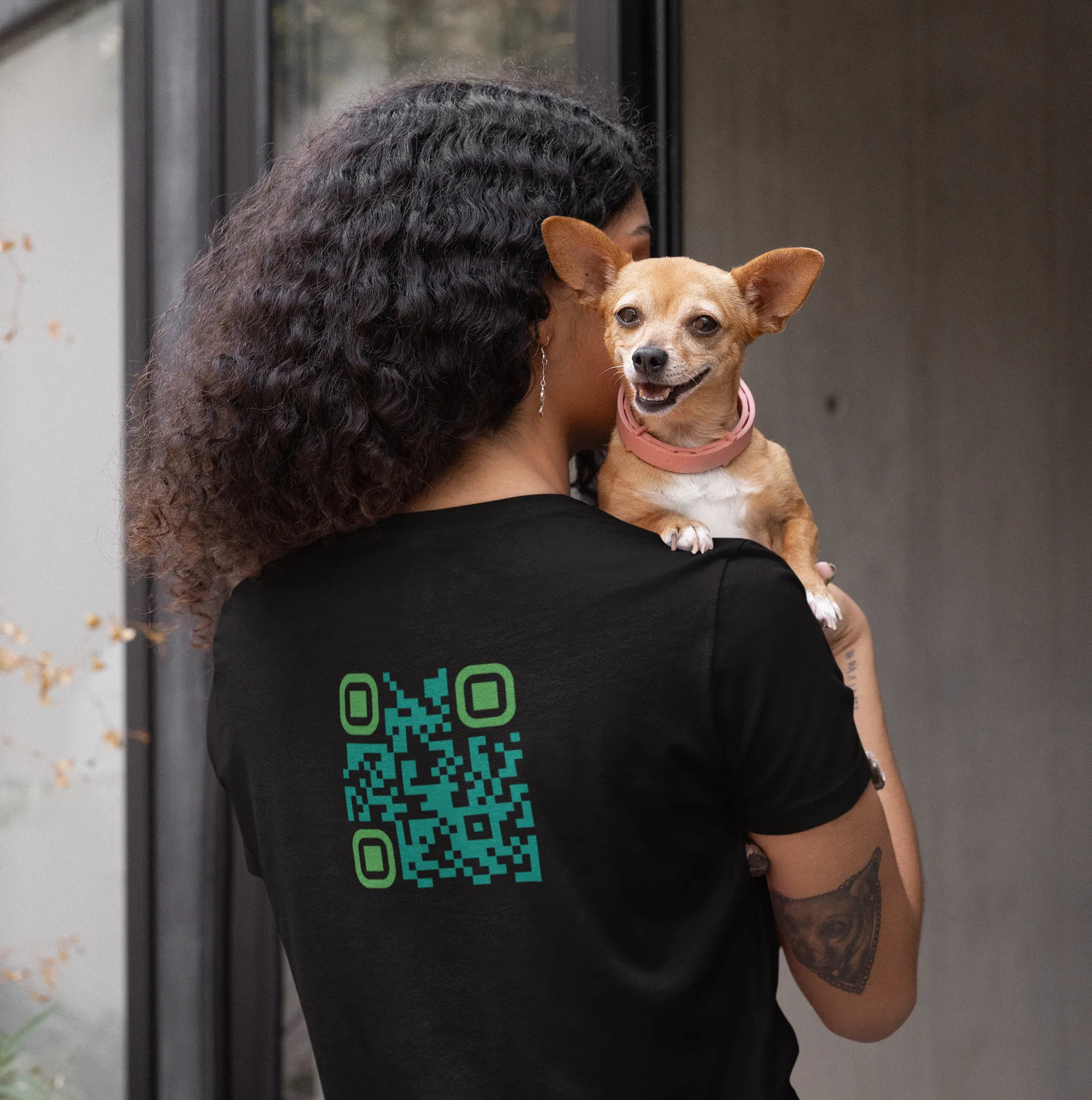 Compassion is Free Unisex Jersey Short Sleeve Tee, QR Code T-shirt, Hidden Message t-shirt, Positive T-shirt, Empowering T-shirt