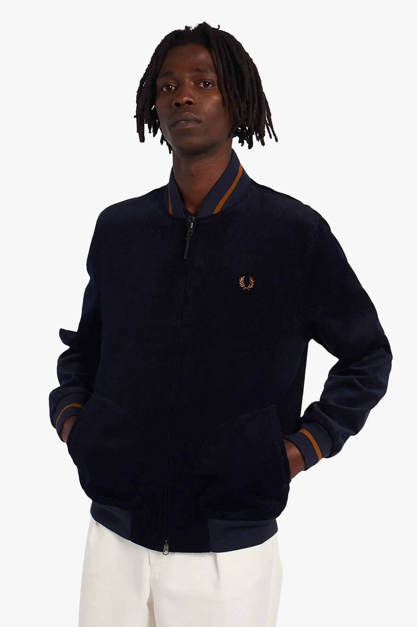 CORD TENNIS BOMBER JACKET