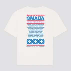 Defected Malta 2023 Line-Up T-Shirt