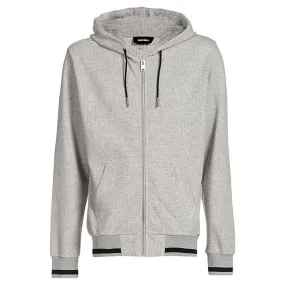 DIESEL S-Allison Cotton Hoodie Sweatshirt - Grey