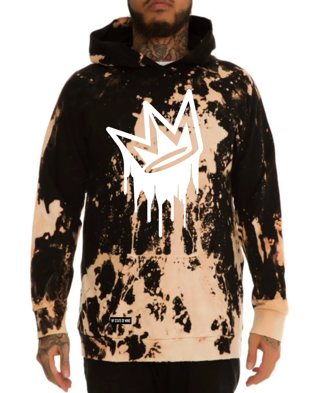 Dripping Crown Logo Hooded Sweatshirt