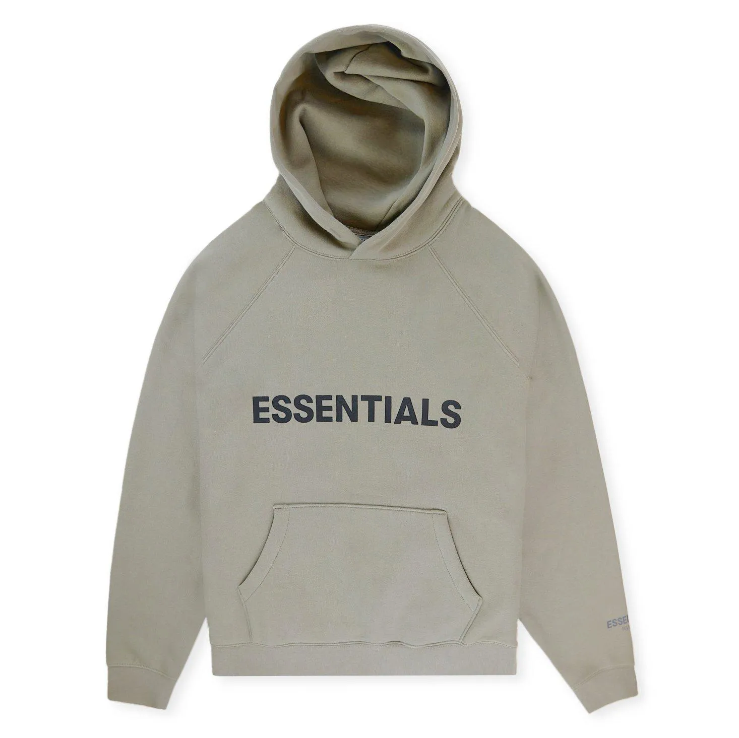 Fear Of God Essentials Front Logo 'Cement' Hoodie SS20