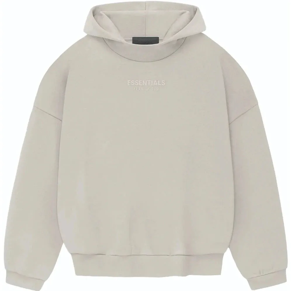 FEAR OF GOD Essentials hoodie silver cloud (FW23)