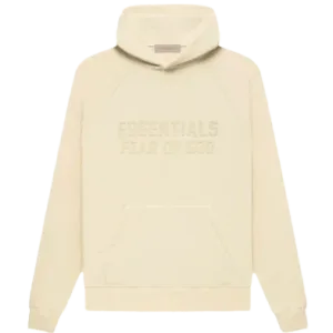 FEAR OF GOD ESSENTIALS LOGO EGG SHELL HOODIE 'FW22'