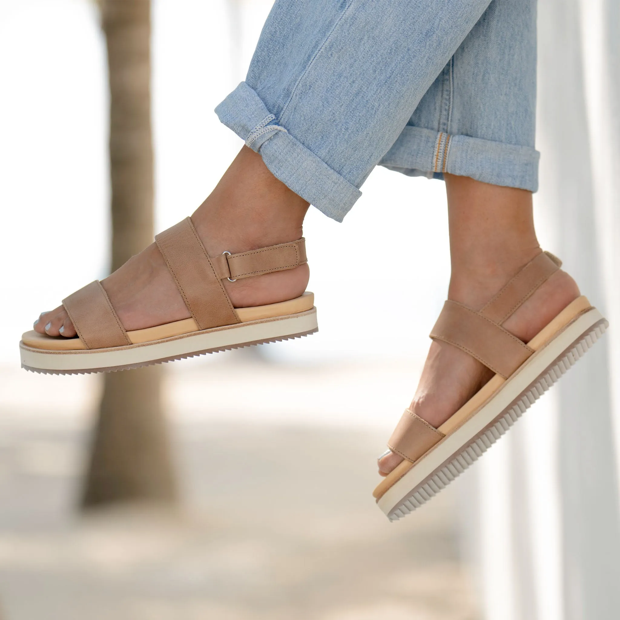 Go-To Flatform Sandal 2.0 Almond