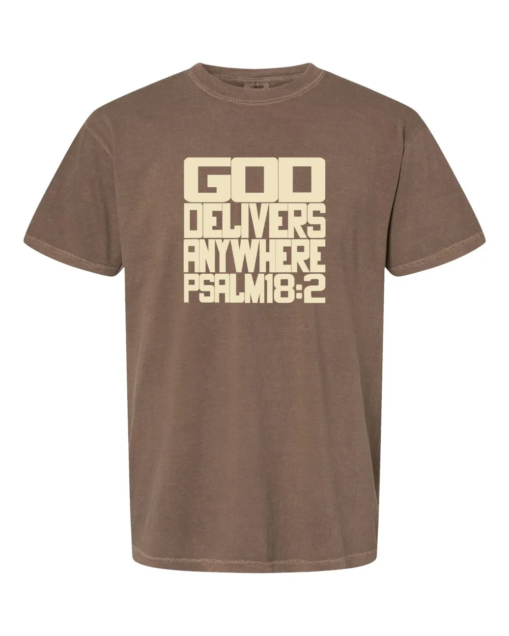 God delivers anywhere. Short-sleeve T-shirt (NEW!)