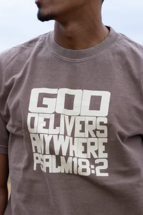 God delivers anywhere. Short-sleeve T-shirt (NEW!)