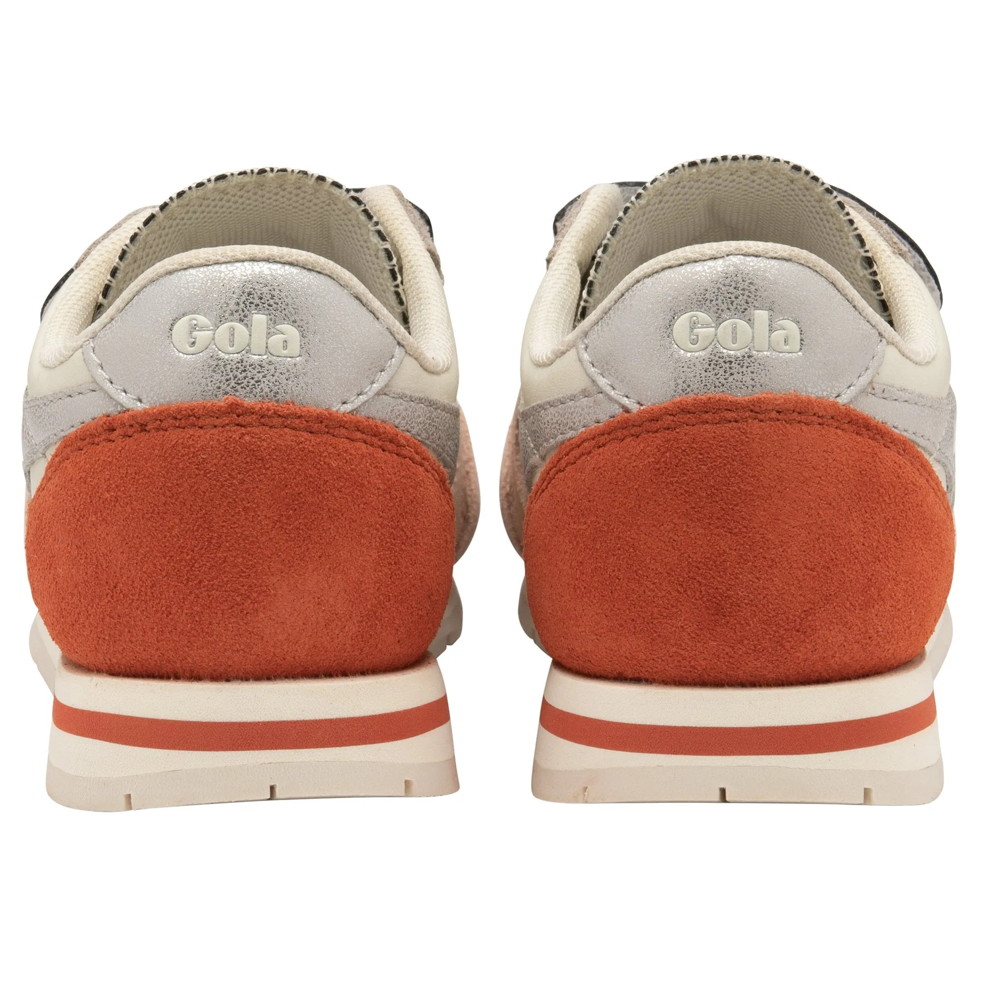 GOLA daytona quad strap blanc argent basket sneakers