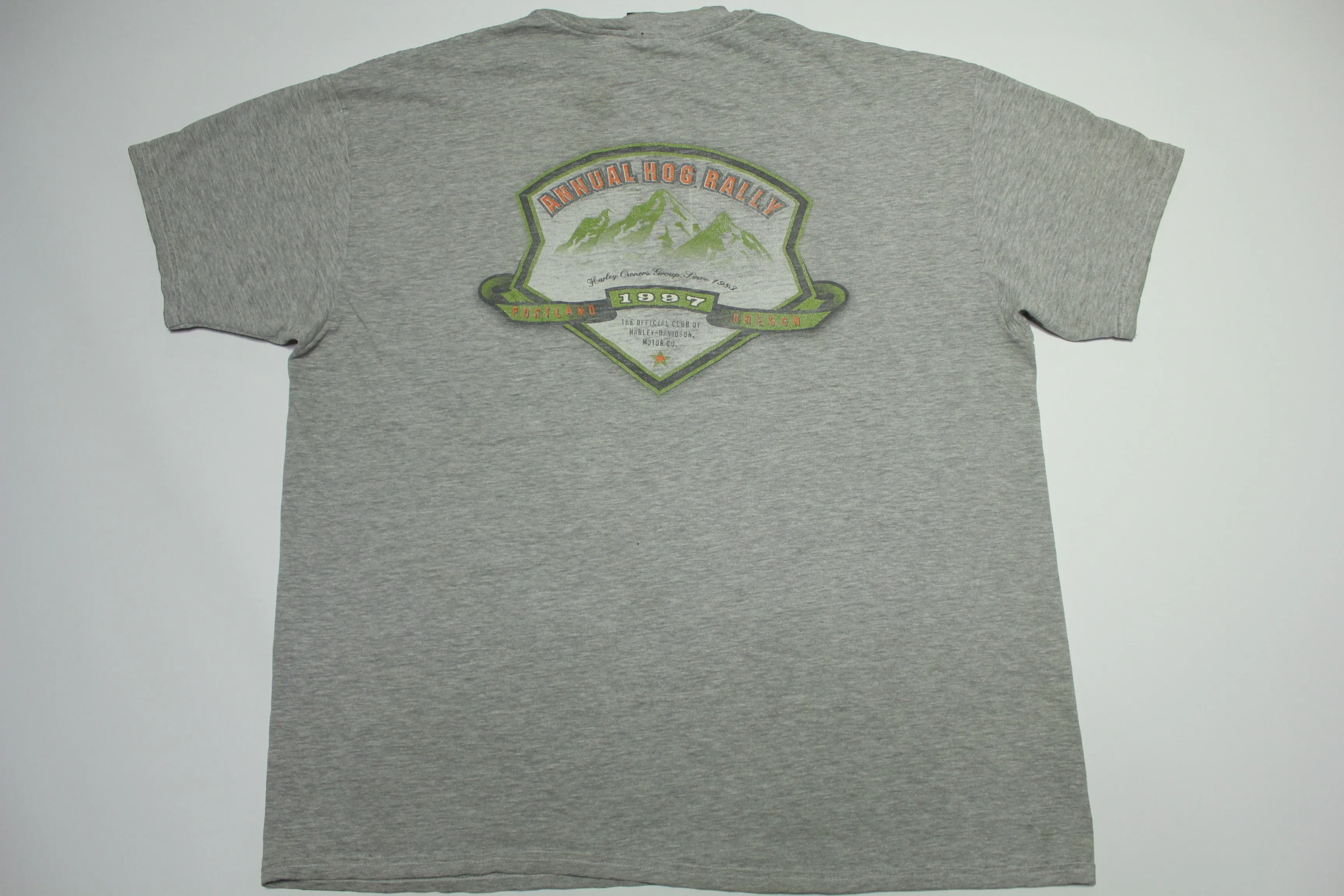 Harley Davidson HOG National Rallies Vintage 1997 Motorcycle Biker T-Shirt