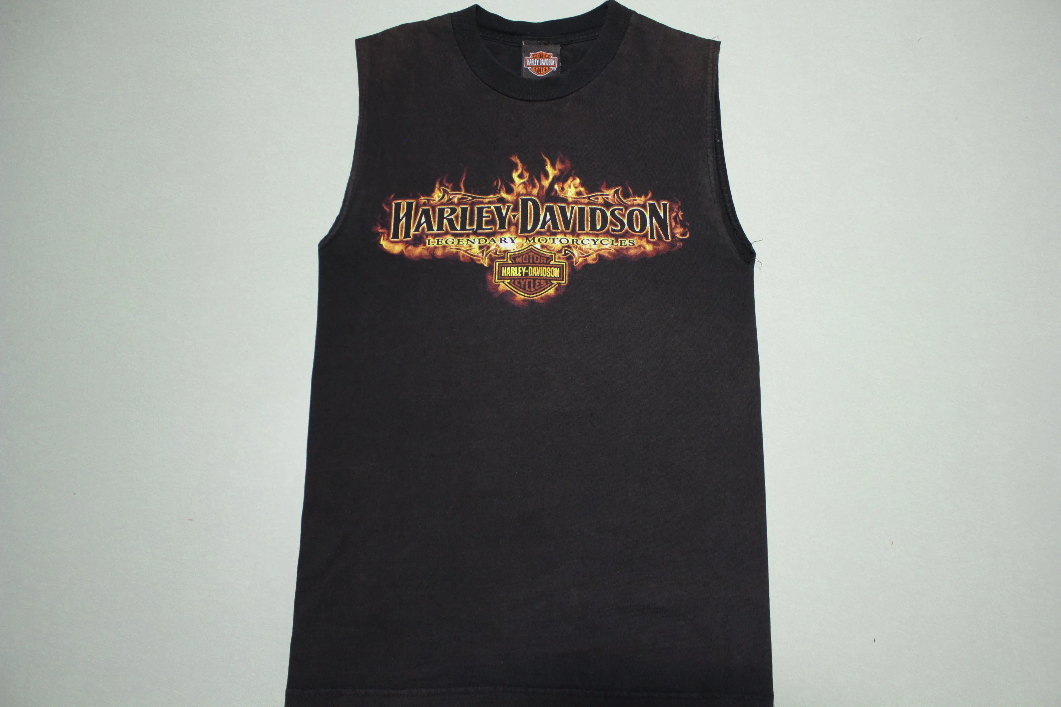 Harley Davidson Legendary Motorcycles Vallejo CA Muscle Sleeveless T-Shirt