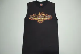 Harley Davidson Legendary Motorcycles Vallejo CA Muscle Sleeveless T-Shirt