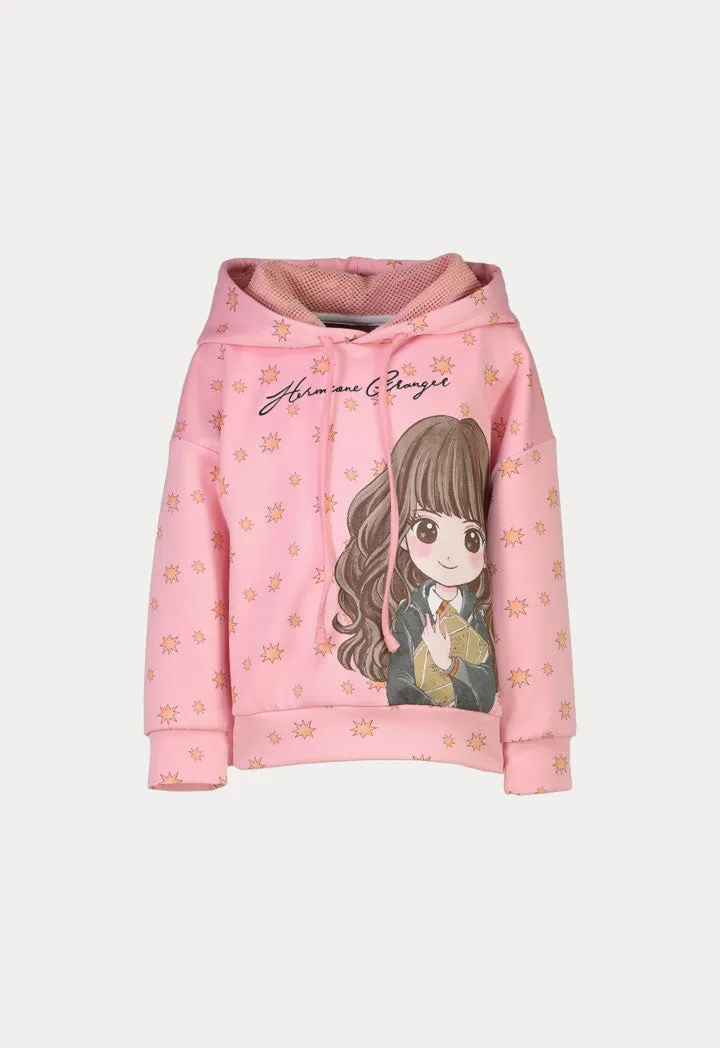 Harry Potter Drawstring Hoodie Printed Blouse