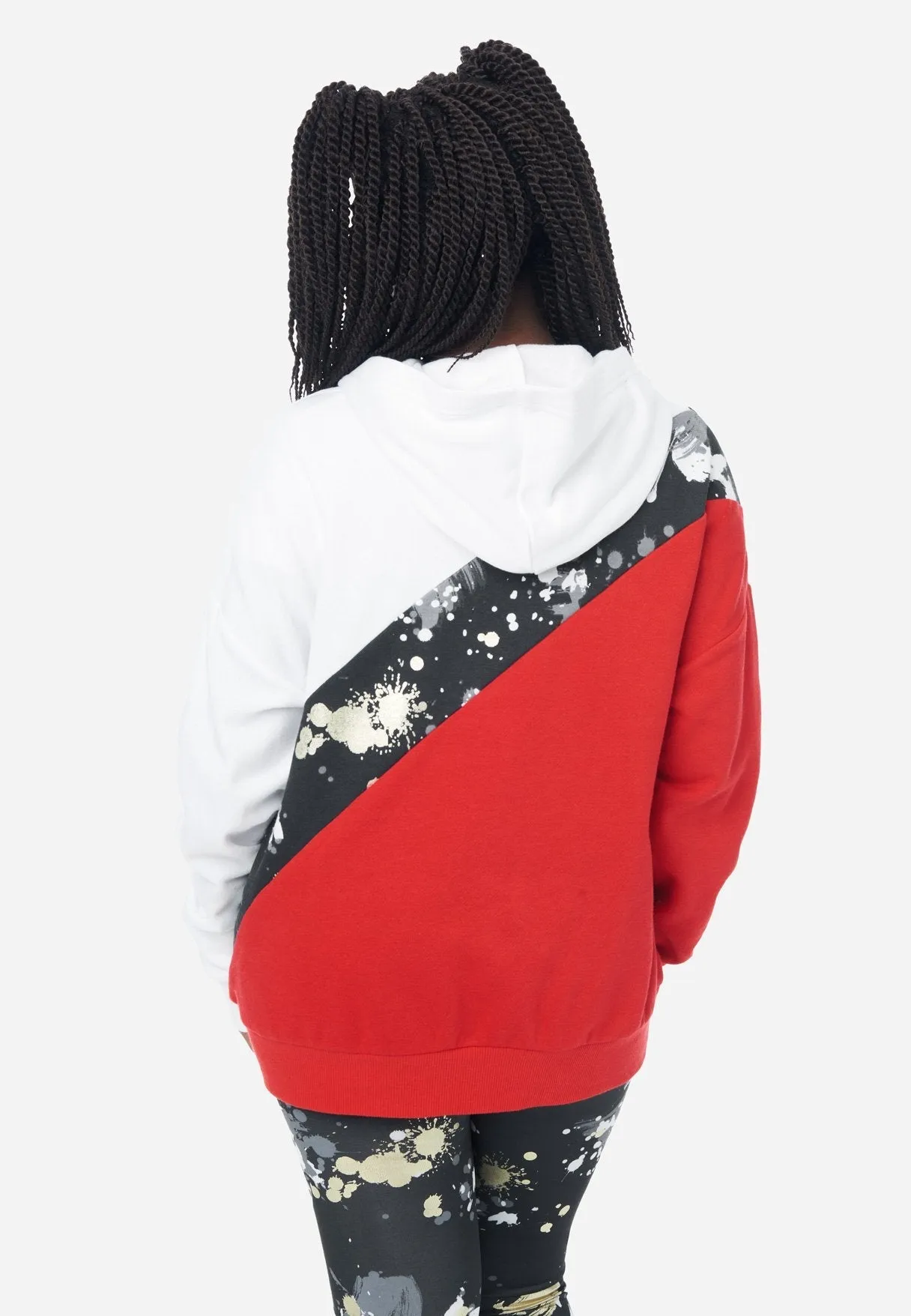 J Sport Color Block Hoodie