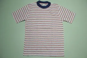 JCPenneys Vintage Striped 70's Deadstock Brady Bunch Single Stitch T-Shirt