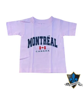 Kids Souvenir T shirt  Montréal CANADA  FLAG