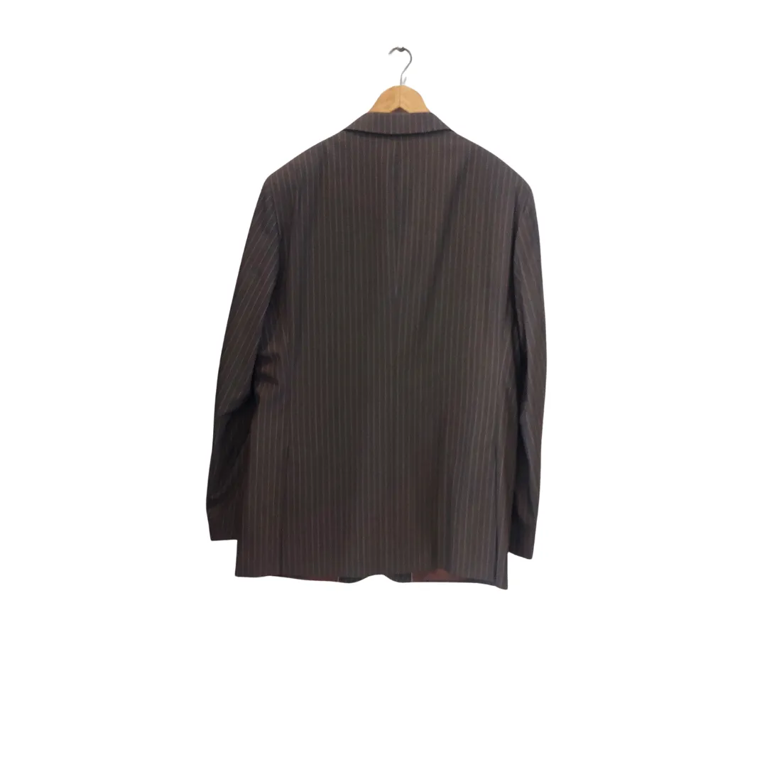 Massimo Dutti Men's Grey Pinstripe Blazer | Gently Used |