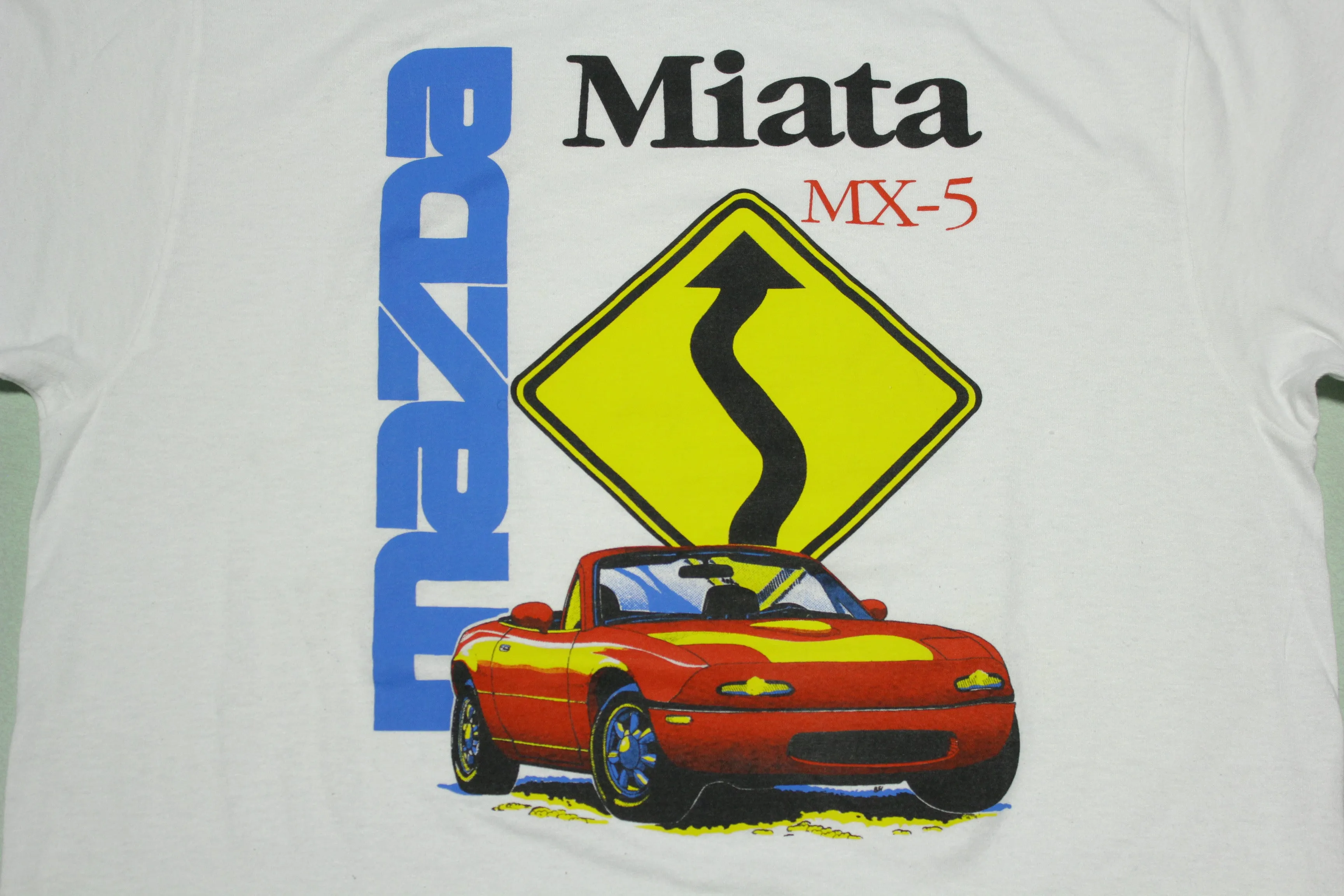 Mazda Miata MX-5 80's 90's Vintage Single Stitch USA Sports Car T-Shirt