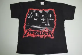 Vintage Metallica 1990 Justice Tour T-Shirt - Brockum Pushead Graphic - North America & Europe Concert Tee