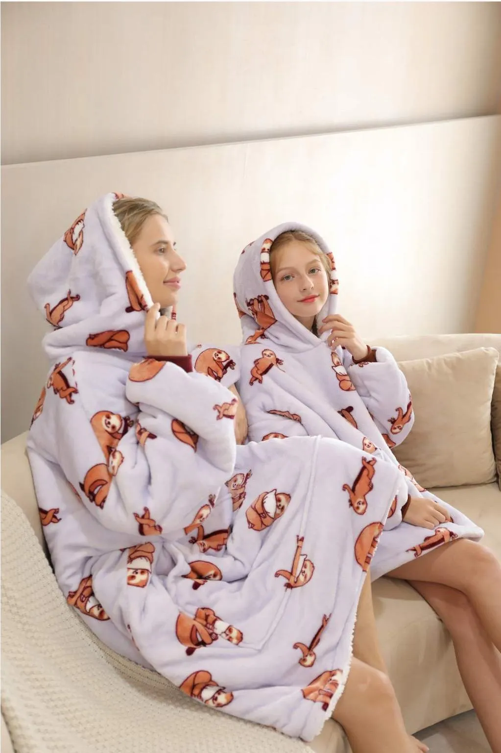 My Snuggy - Adult Sloth Hoodie Blanket