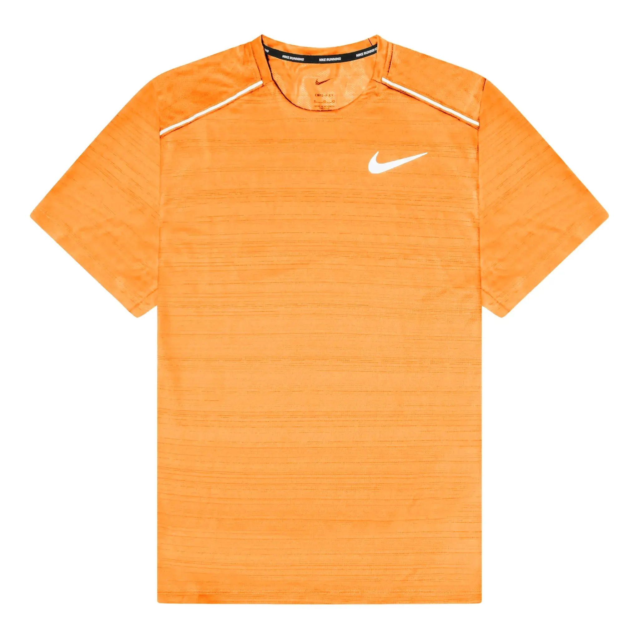 Nike Dri-FIT 1.0 Orange Miler Running T Shirt